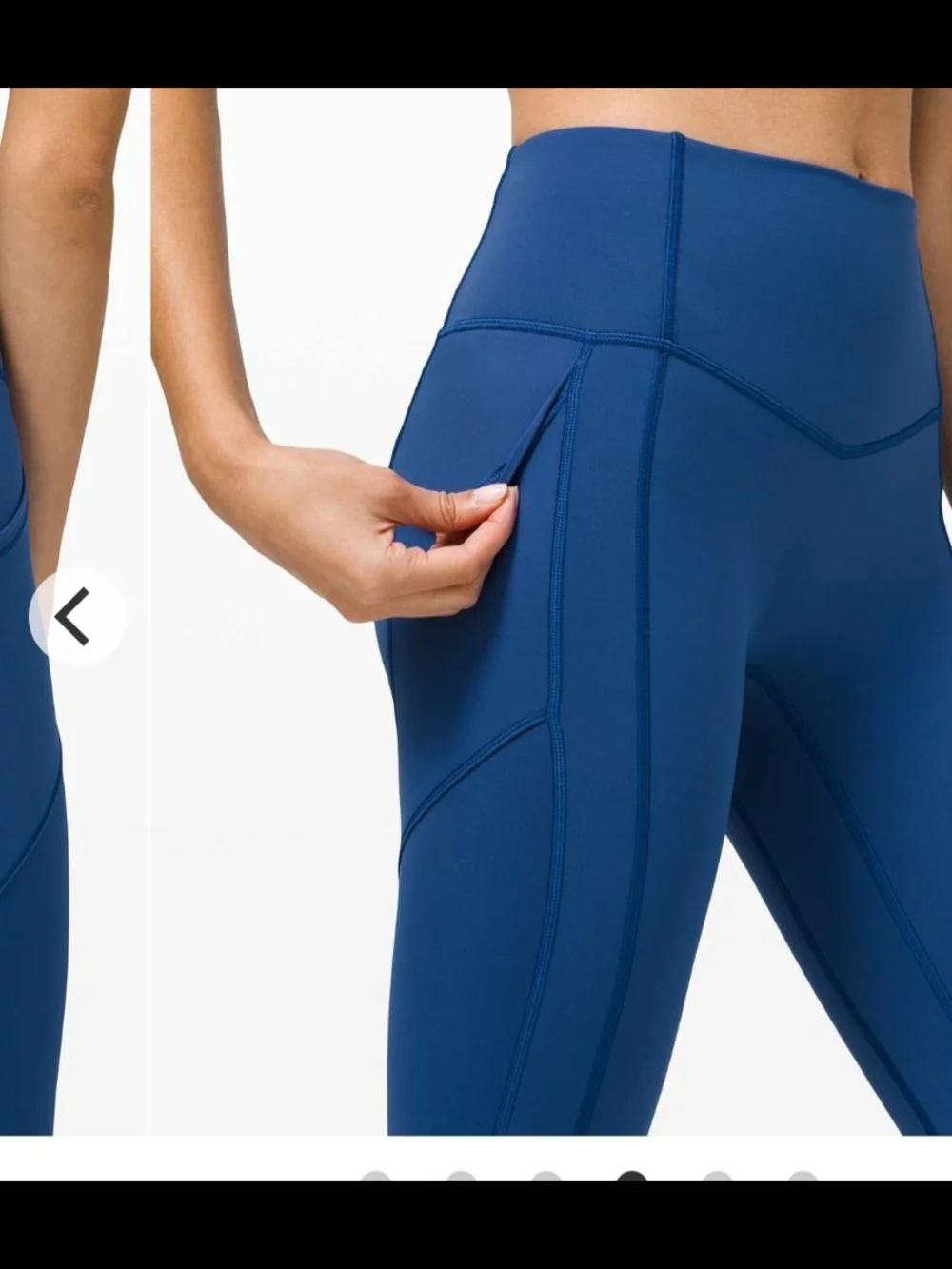High-Waist Navy Active Leggings